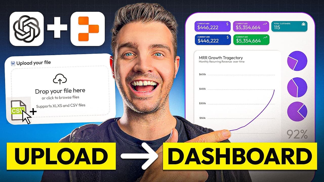 Turn Your Excel Into a Live Dashboard Website With ChatGPT