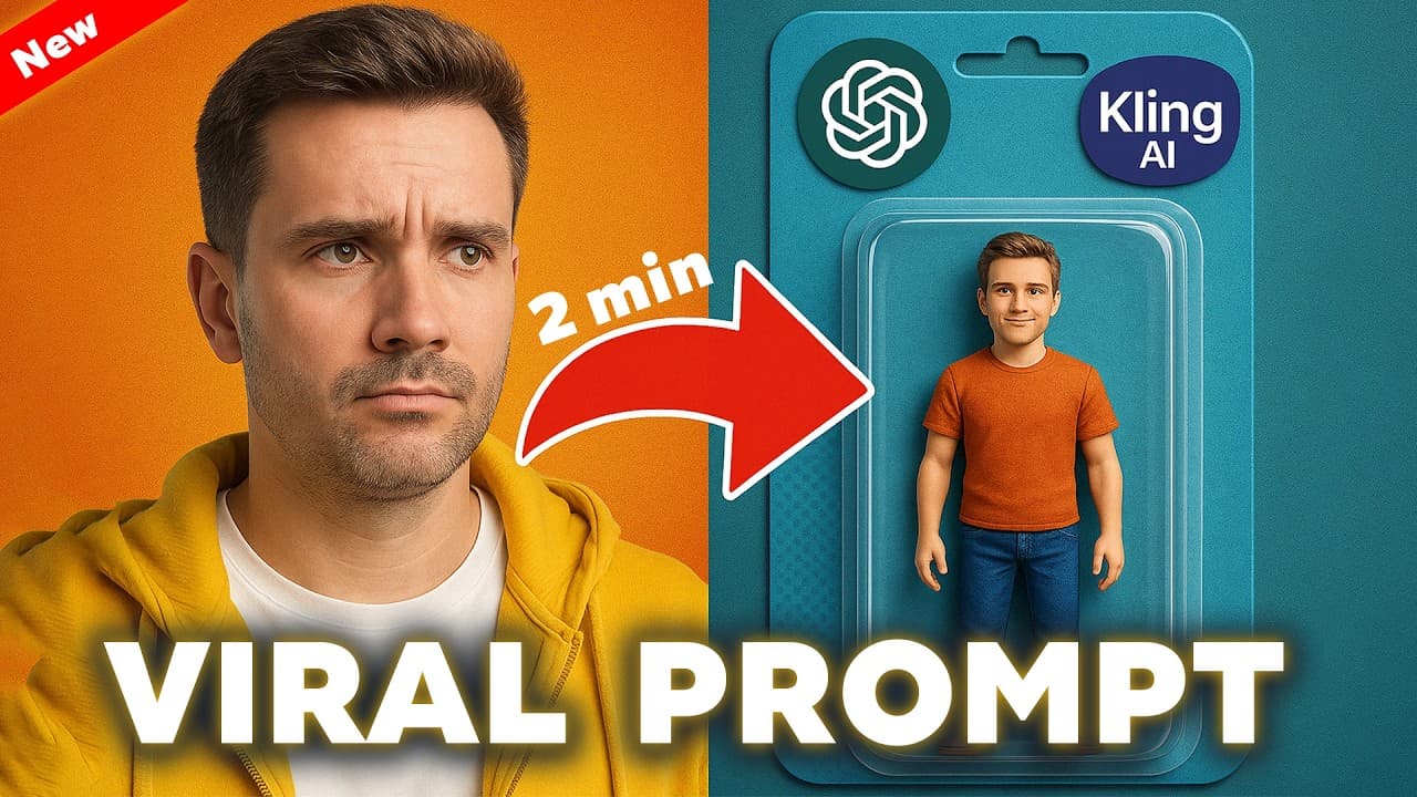 Free AI Action Figure Tutorial: ChatGPT + Kling AI