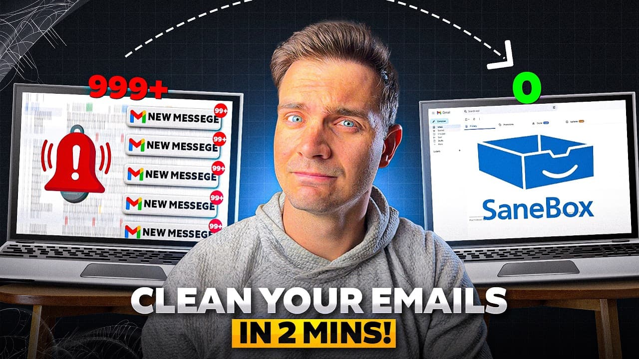 SaneBox Tutorial: Set Up AI Email Sorting in 10 Minutes