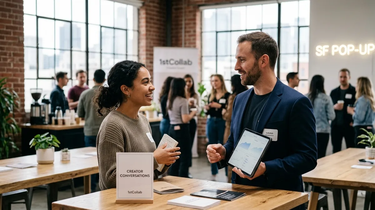 1stCollab Creator Event: SF Pop-Up for Creators and Brands