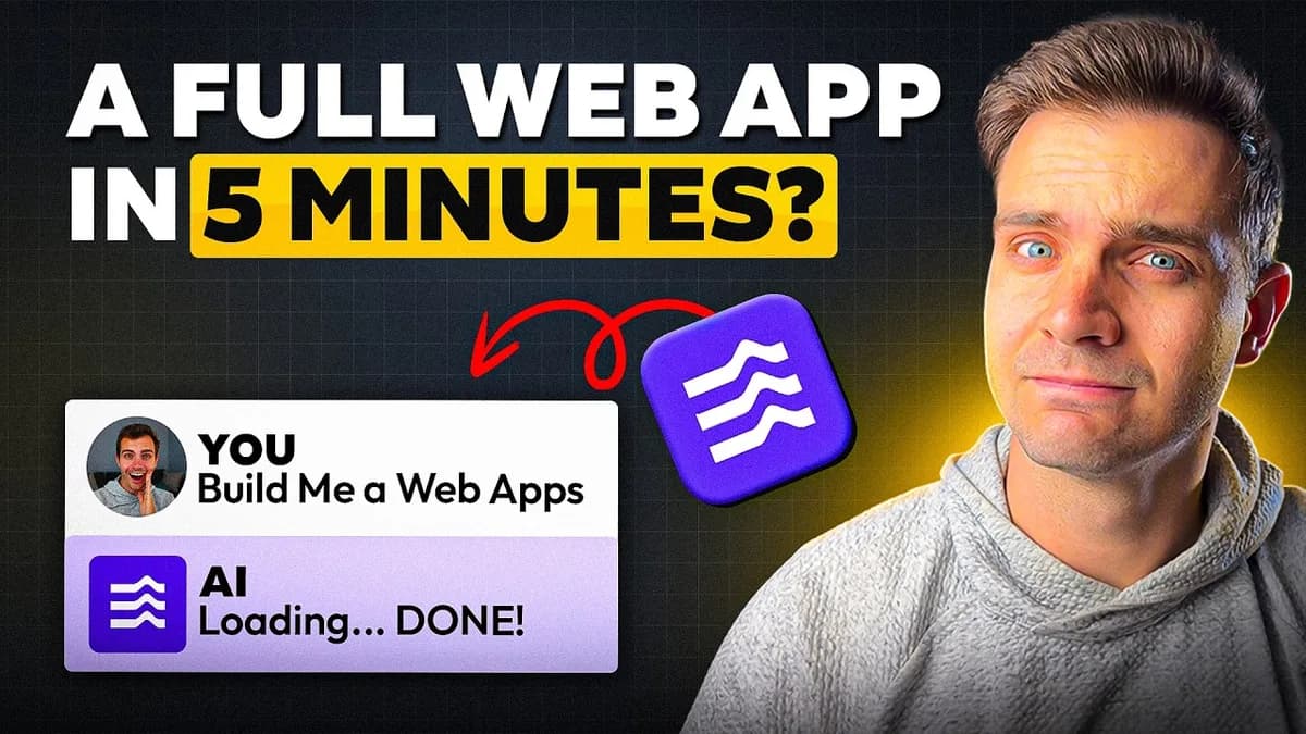 Build a Web App with AI in Minutes, No Code Needed