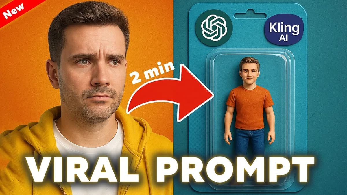 Free AI Action Figure Tutorial: ChatGPT + Kling AI
