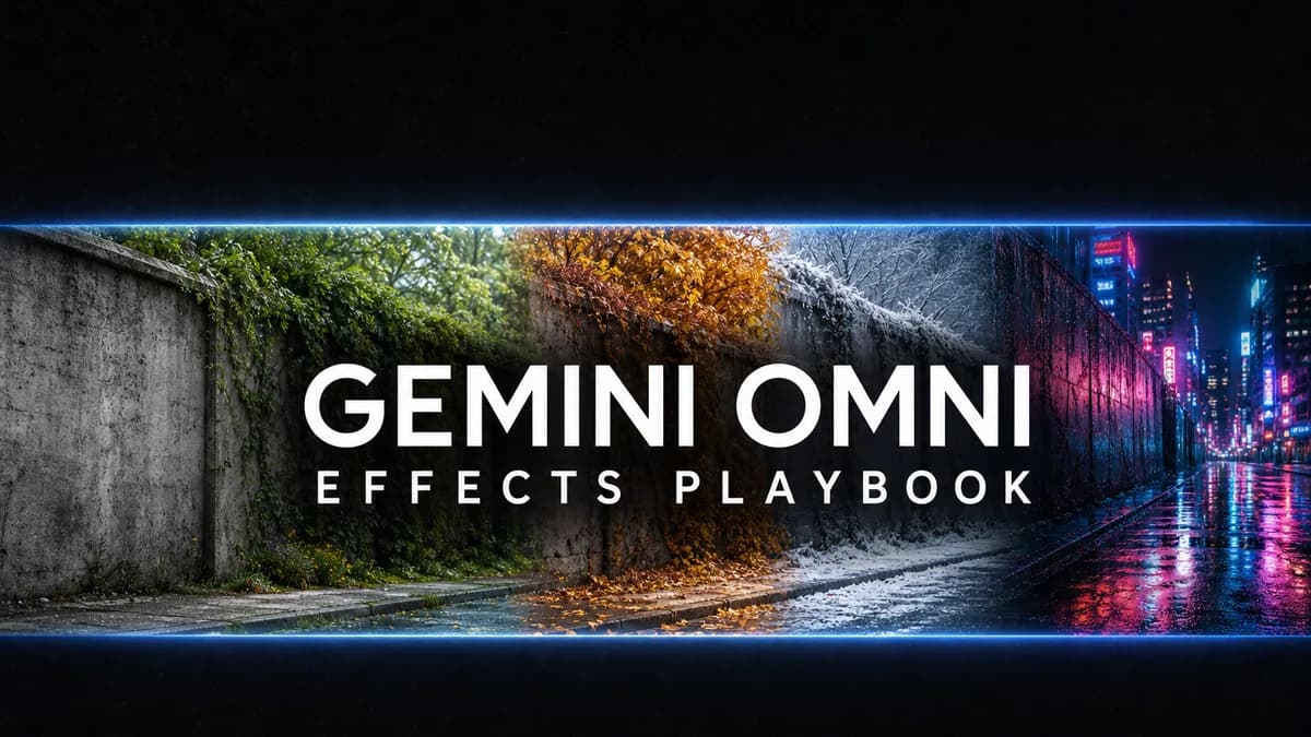 Gemini Omni prompt guide: 20 copy-paste AI video effects