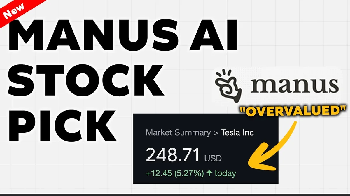 Manus AI Stock Analysis: Build a Full Dashboard in 3 Prompts