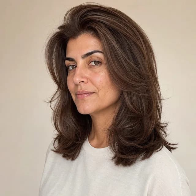 90s blowout haircut