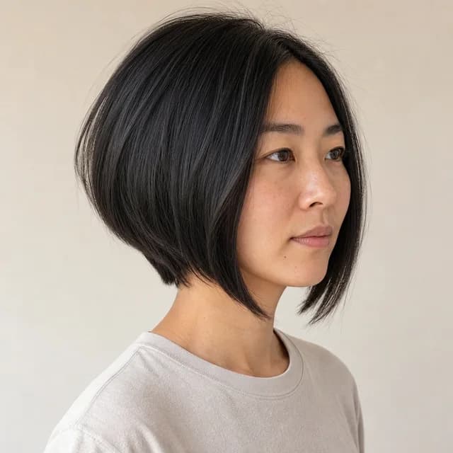 A-line bob haircut