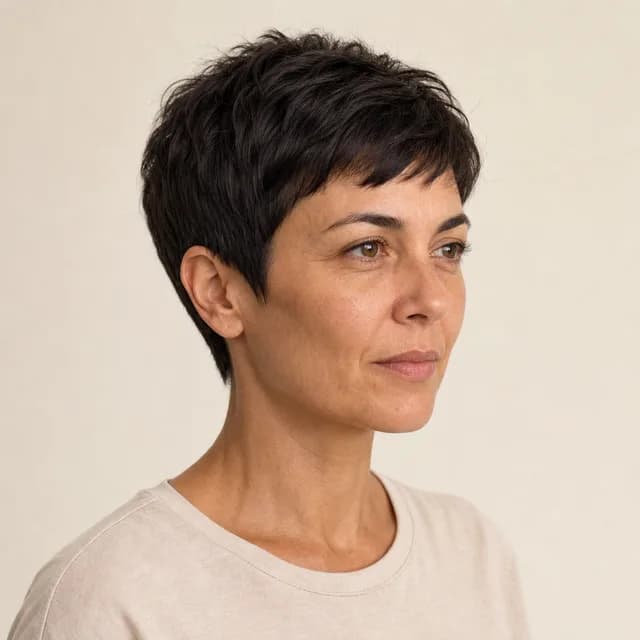 Classic pixie haircut