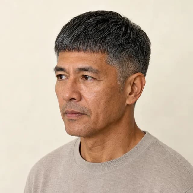 French crop haircut