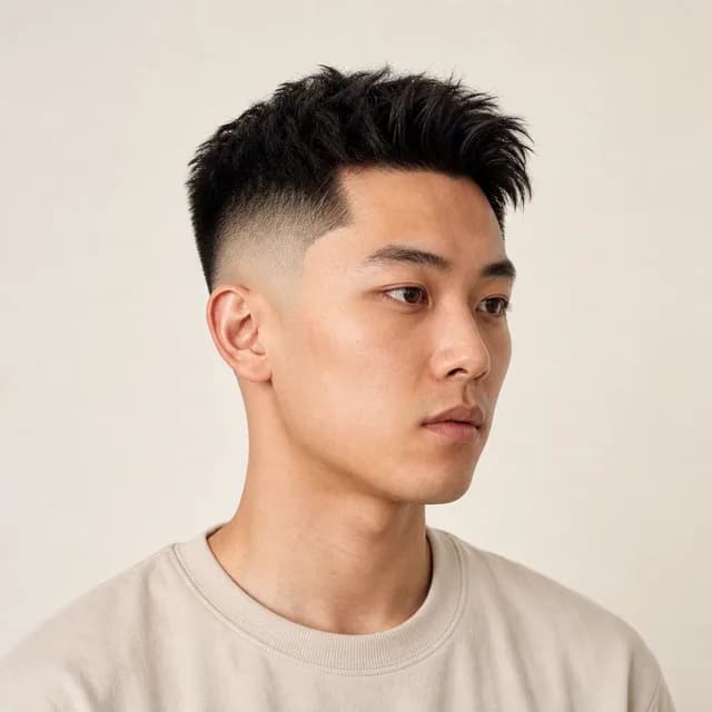 High fade haircut