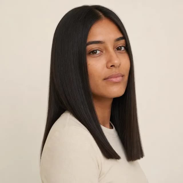 One length, long haircut