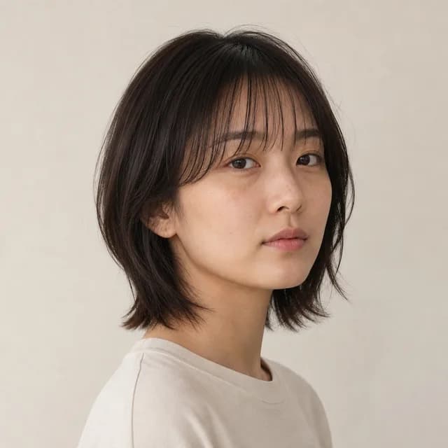 Wispy bangs haircut