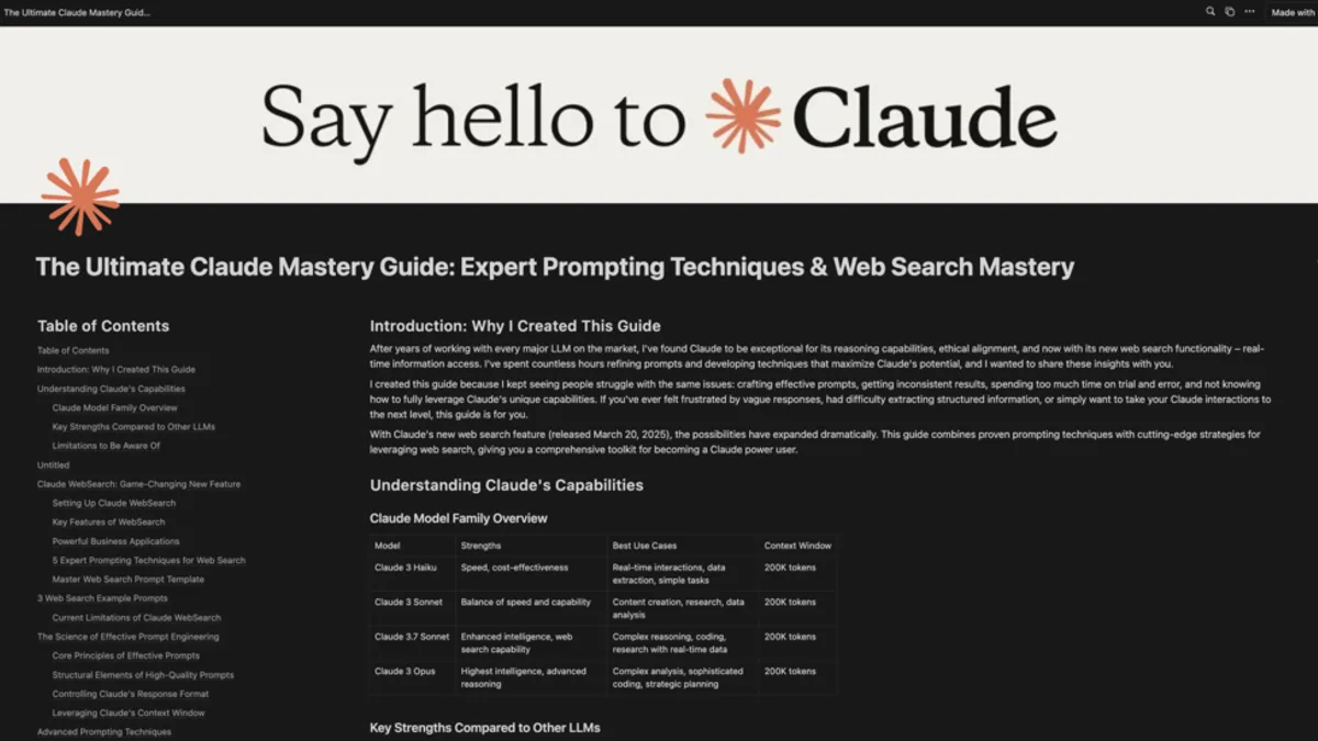 Claude AI Mastery: The Ultimate Guide to Smart Prompting & More Productivity