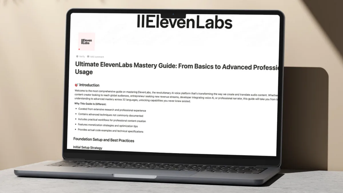ElevenLabs Pro: The Ultimate Guide to Voice AI