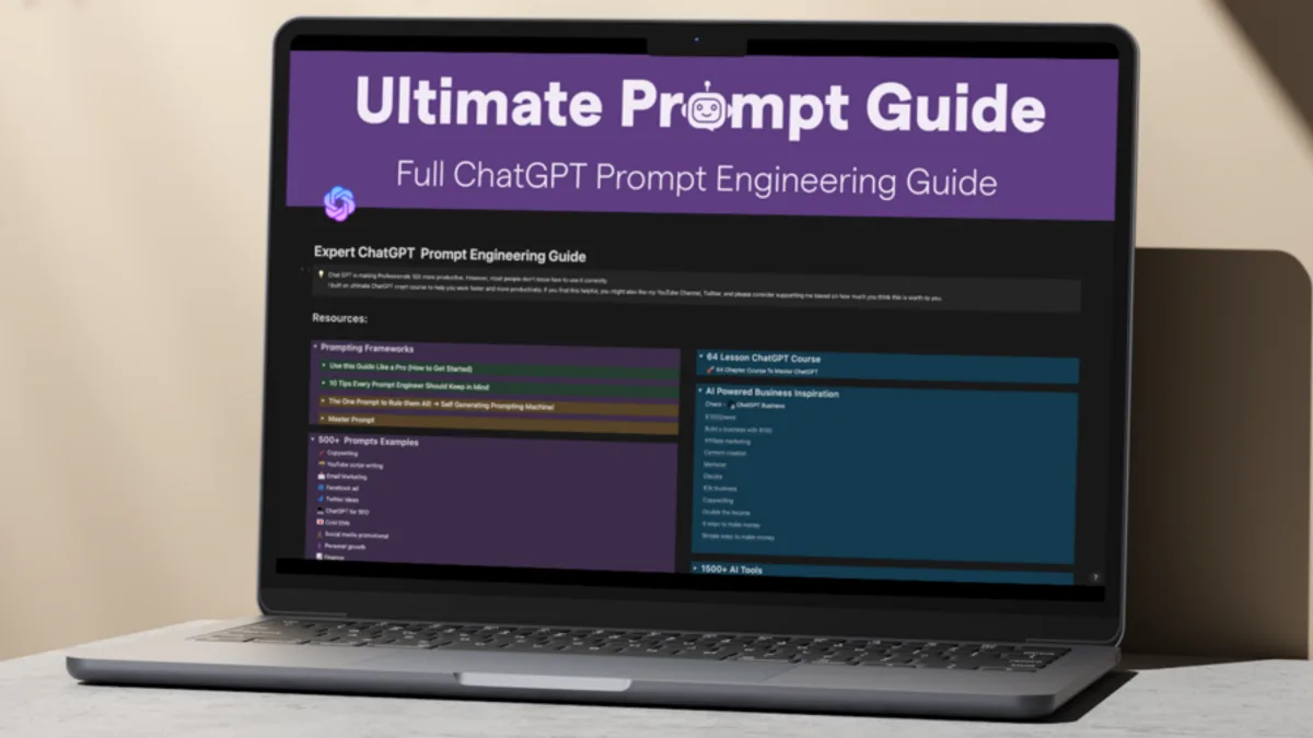 Expert ChatGPT Prompt Engineering Guide