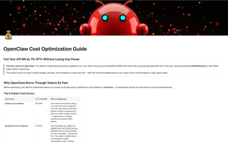 ClawdBot Cost Saver (Cut OpenClaw API Costs and Usage by 70–97%) FREE