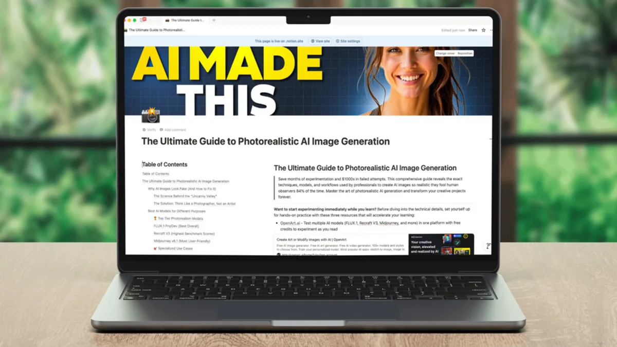 The Ultimate Guide to Photorealistic AI Image Generation (Save Months of Trial & Error)