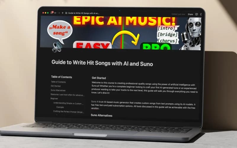 SUNO AI Expert Guide – Quickly Create Professional AI Music and Hit Songs
