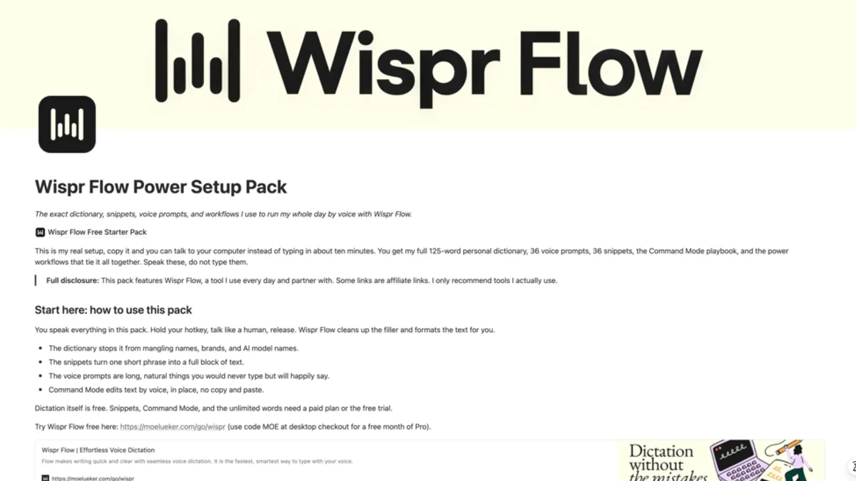 Ultimate Wispr Flow Guide and Pro Setup Instructions
