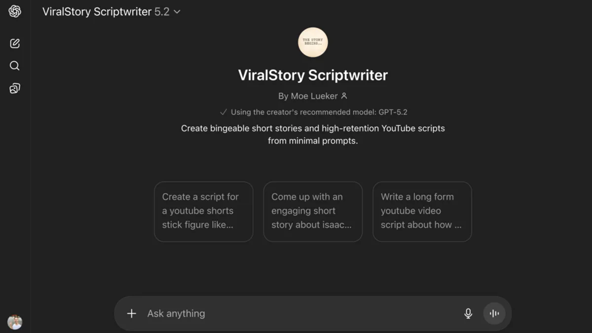 Viral Script Writer and Short Story Generator GPT (Write Engaging Short Stories)