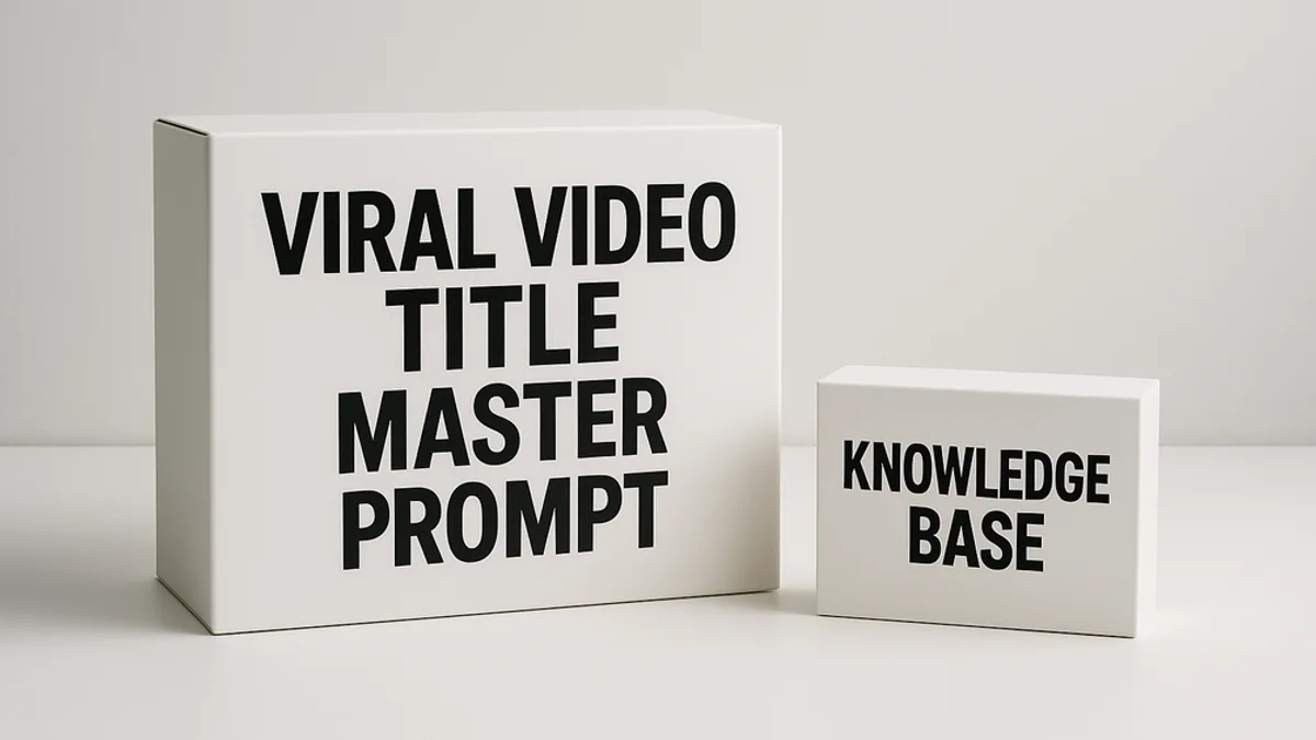 Free Viral Video Title Generator GPT Prompt & Knowledge Base
