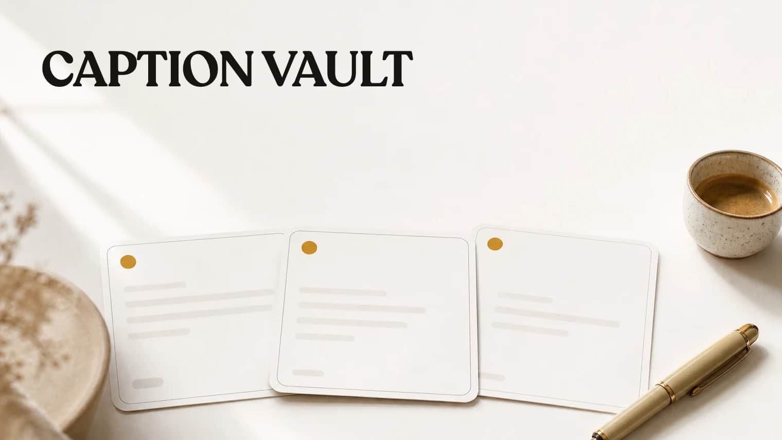 F&B Caption Vault