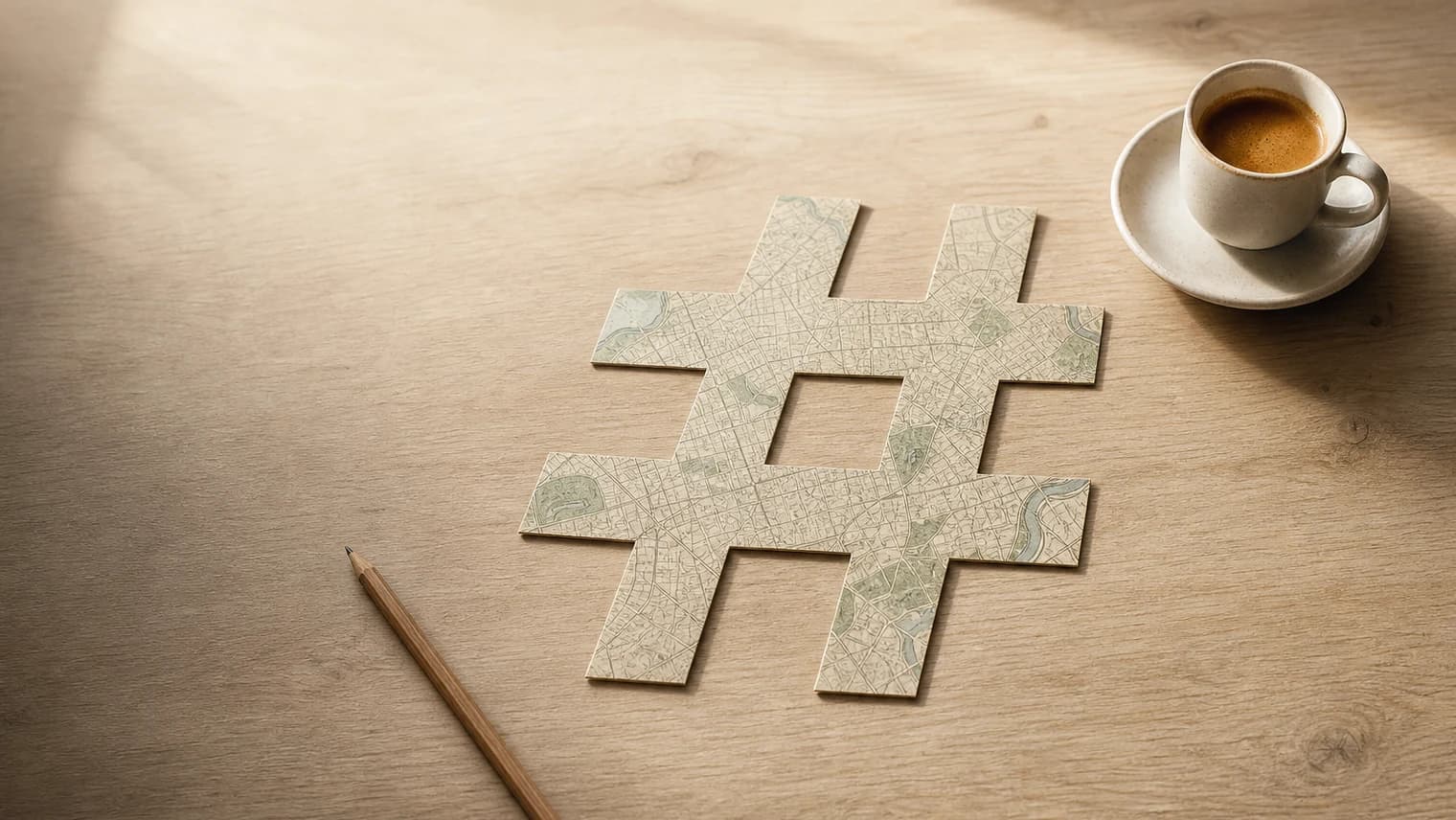 Hashtags that actually reach your neighborhood.