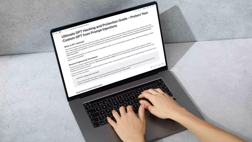 Custom GPT Hacking And Prompt Injection Protection Guide