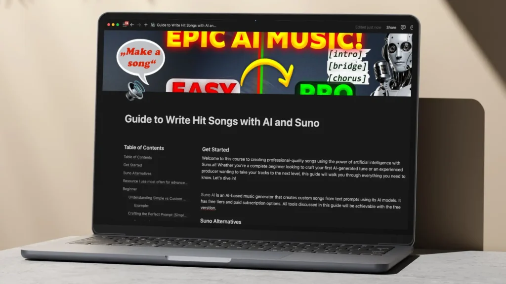 How to Create Songs with Suno AI Tutorial Guide